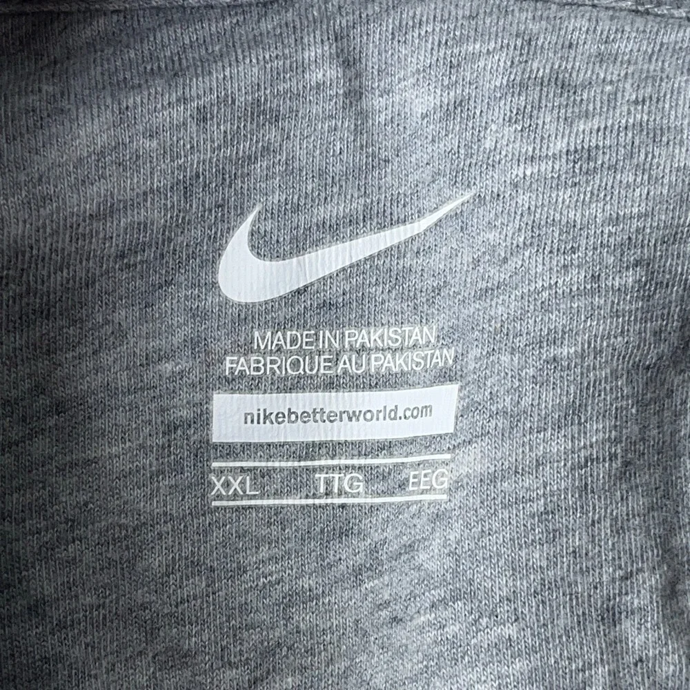 Nike Hoodie Men‎ XXL Gray Sweatshirt Sweater Mini Swoosh Heather Y2K Retro Adult
